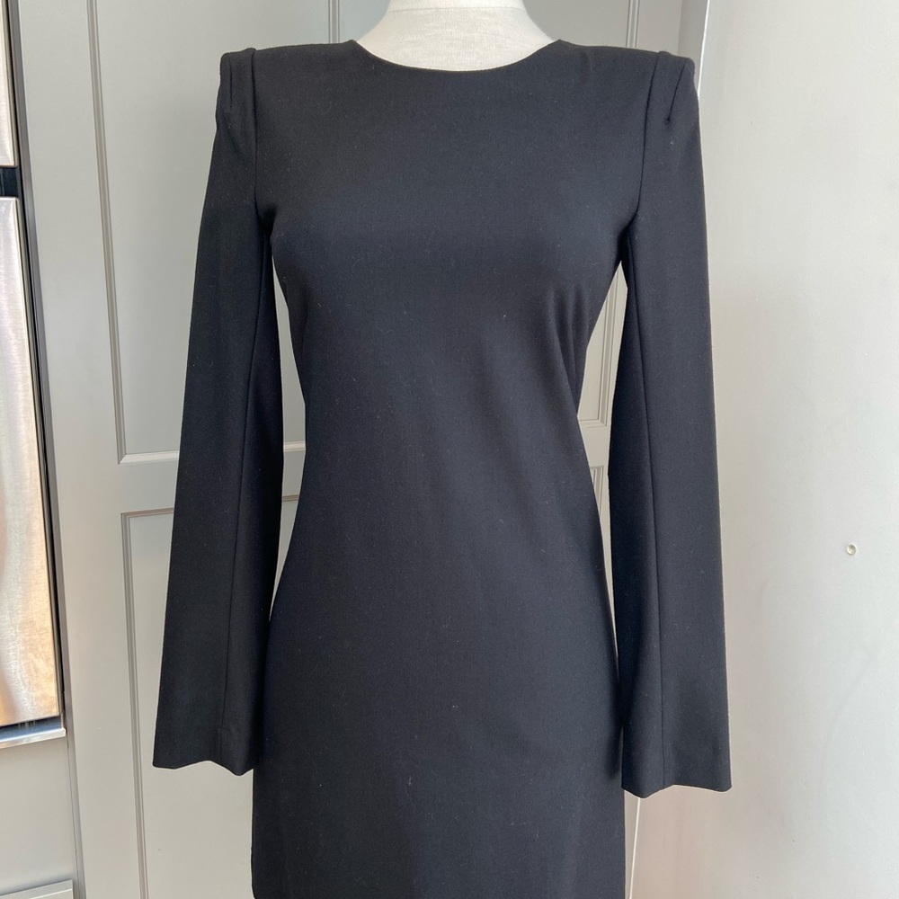 Perfect black wool dress